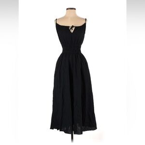 Madewell Sophia Cami Midi Linen Dress with Pockets